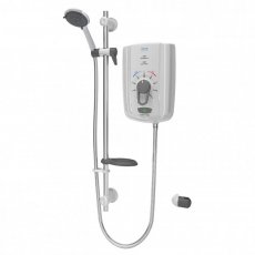 Triton Omnicare Design 8.5Kw Electric Shower with Grab Kit - White/Grey