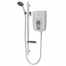 Triton Omnicare Design 9.5Kw Electric Shower with Extended Kit - White/Grey