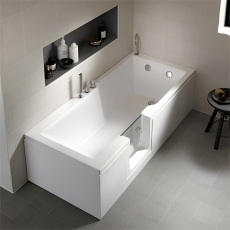Trojan Evolve Rectangular Single Ended Easy Access Bath and Bath Panels 1700mm x 750mm - Left Handed
