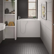 Trojan Freedom Rectangular Single Ended Bath with Bath Panels 1270mm x 660mm - Left Handed