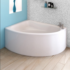 Trojan Orlando Acrylic Offset Corner Bath 1500mm x 1020mm (inc Panel)