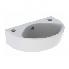Twyford Alcona Handrinse Wall Hung Basin 360mm Wide - 2 Tap Hole