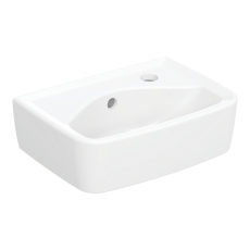 Twyford Alcona Square Wall Hung Basin 350mm Wide - 1 RH Tap Hole