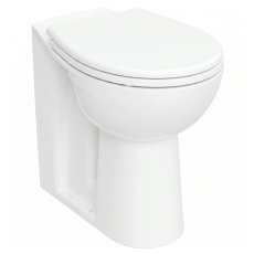 Twyford Alcona Rimless Back to Wall Toilet - Soft Close Seat