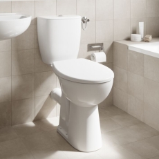 Twyford Alcona Rimless Comfort Height Close Coupled Toilet (inc Seat)