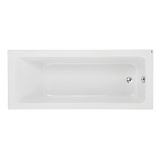 Twyford Aspect Single Ended Rectangular Bath 1700mm x 700mm with Legs - 0 Tap Hole (Low Volume)