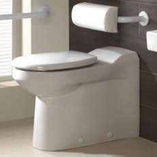 Twyford Avalon Rimless Back-To-Wall Pan - Excluding Seat