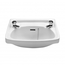Twyford Classic Wash Basin 560mm Wide - 2 Tap Hole