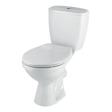 Twyford Option Close Coupled Toilet Push Button Cistern Pack - Standard Seat