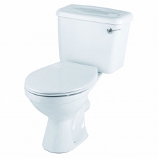 Twyford Option Close Coupled Toilet 6/4ltr Lever Cistern - Standard Seat
