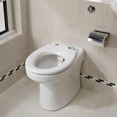 Twyford Sola Rimless Back-To-Wall Pan - Excluding Seat