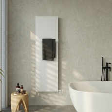 Ultraheat Heran White Electric Aluminium Vertical Designer Radiator