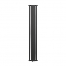 Ultraheat Linear Single Designer Vertical Radiator 1800mm H x 268mm W Grey Black