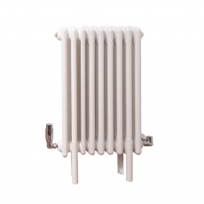 Ultraheat Tubular 3-Column Radiator 400mm H x 421mm W 9 Sections - White