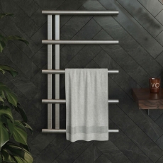 Ultraheat Vera Stainless Steel Electric Designer Heated Towel Rail