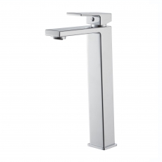 Vema Lys Tall Basin Mixer Tap Deck Mounted - Chrome