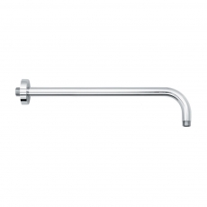 Vema Round Wall Mounted Shower Arm 400mm Length - Chrome