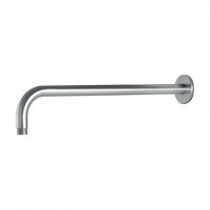 Vema Tiber Wall Mounted Shower Arm 400mm Length - Stainless Steel
