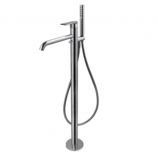 Vema Timea Freestanding Bath Shower Mixer Tap with Shower Kit - Chrome