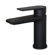 Vema Timea Basin Mixer Tap Single Handle - Matt Black
