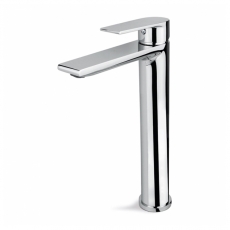 Vema Timea Tall Basin Mixer Tap Single Handle - Chrome