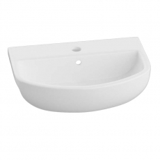 Verona Advantage Semi-Recessed Basin 500mm Wide 1 Tap Hole