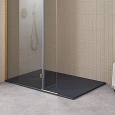 Verona Ardesia Slate Effect 24mm Rectangular Shower Tray (inc Waste)