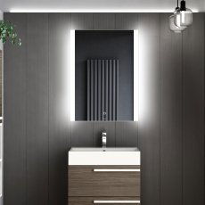 Verona Ashbourne LED Bathroom Mirror with Touch Sensor & Demister 800mm H x 600mm W