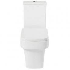 Verona Avenue Flush-to-Wall Toilet WC Push Button Cistern - Soft Close Seat