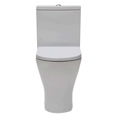 Verona Boulevard Close Coupled Toilet Push Button Cistern - Soft Close Seat