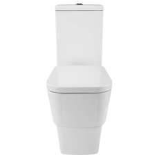 Verona Cubix Close Coupled Flush to Wall Toilet with Cistern - Soft Close Seat