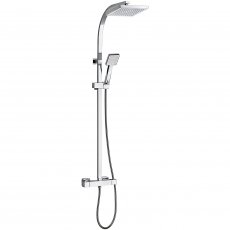 Verona Flo Thermostatic Bar Complete Mixer Shower - Chrome