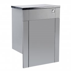 Verona Holborn Back to Wall Toilet WC Unit 600mm Wide - Dust Grey