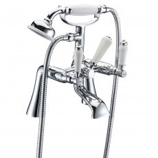 Verona Holborn Bath Shower Mixer Tap Pillar Mounted - Chrome