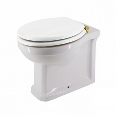 Verona Holborn Back to Wall Toilet - Soft Close Seat (Brushed Brass Fittings)