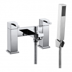 Verona Ixos Bath Shower Mixer Tap with Shower Handset - Chrome