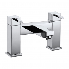 Verona Ixos 2 Hole Bath Filler Tap - Chrome