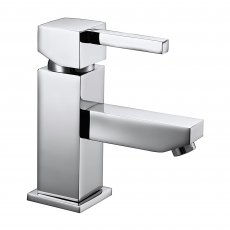 Verona Ixos Basin Mixer Tap with Sprung Waste - Chrome
