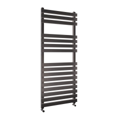 Verona Lorenzo Textured Graphite Designer Towel Rail