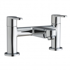 Verona Luna Bath Filler Tap Pillar Mounted - Chrome