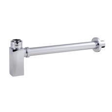 Verona Minimalist Square Bottle Trap - Chrome