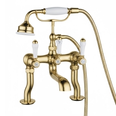 Verona Moretti Brushed Brass Bath Shower Mixer Tap (inc Kit)