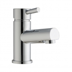 Verona Petit Mini Mono Basin Mixer Tap with Sprung Waste - Chrome