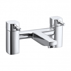 Verona Piazza Bath Filler Tap Pillar Mounted Chrome