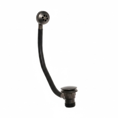Verona Gunmetal Press Top Bath Waste and Overflow