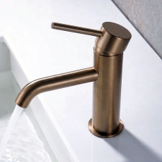 Verona Rivenza Brushed Bronze Basin Mixer Tap (inc Waste)
