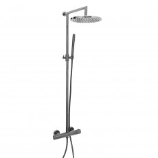 Verona Sleek Thermostatic Bar Complete Mixer Shower - Matt Rodium