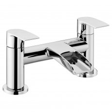 Verona Waterfall Bath Filler Tap - Pillar Mounted