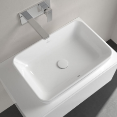 Villeroy & Boch Architectura Rectangular Sit-On Countertop Basin 600mm Wide - 0 Tap Hole