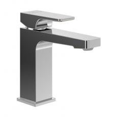 Villeroy & Boch Architectura Square Basin Mixer Tap with Pop-Up Waste - Chrome